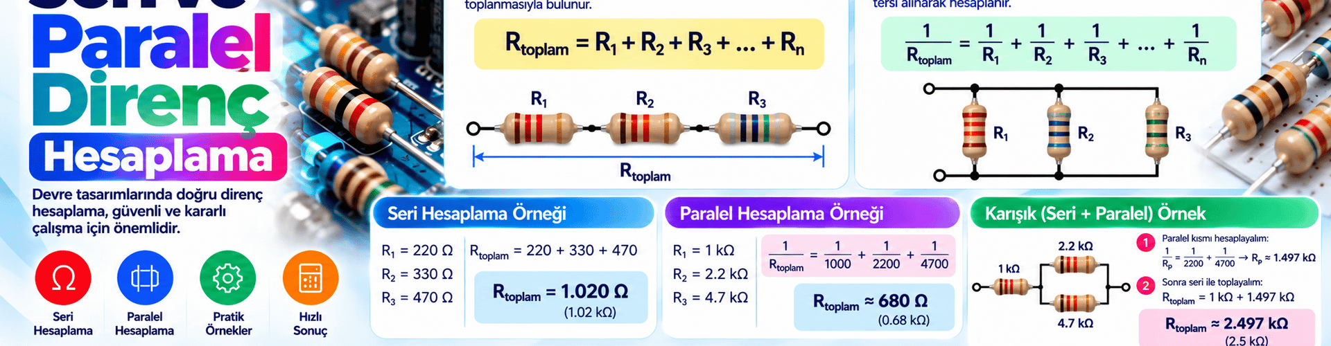 Seri ve Paralel Direnç Hesaplama
