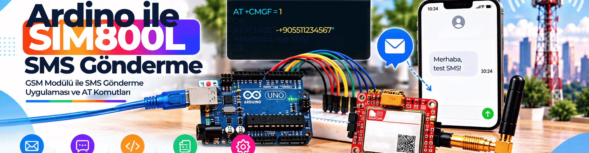 Arduino Sim800L SMS Gönderme: Kolay ve Etkili Haberleşme
