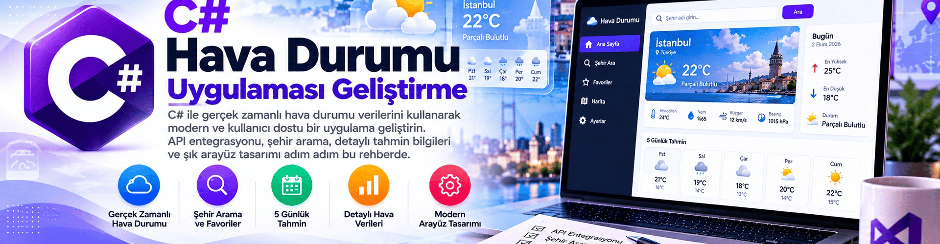 C# Hava Durumu Uygulaması Geliştirme