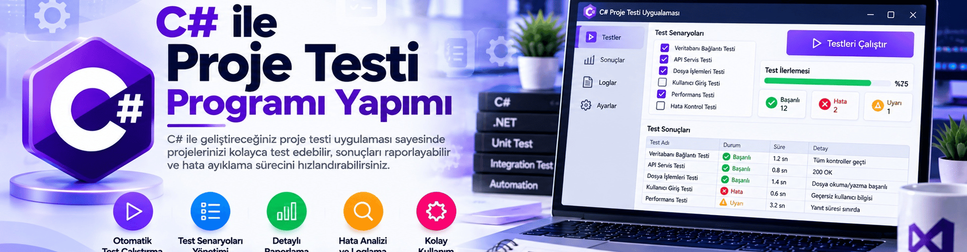 C# ile Proje Testi Programı Yapımı