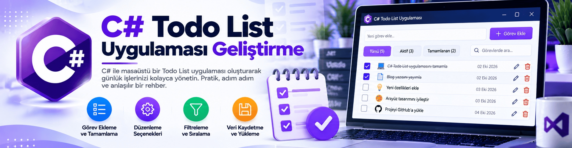 C# Todo List Uygulaması Geliştirme