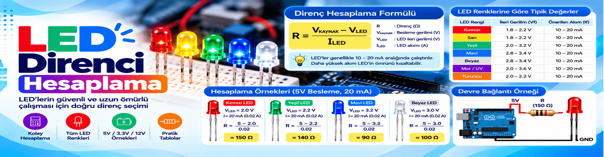LED Direnci Hesaplama