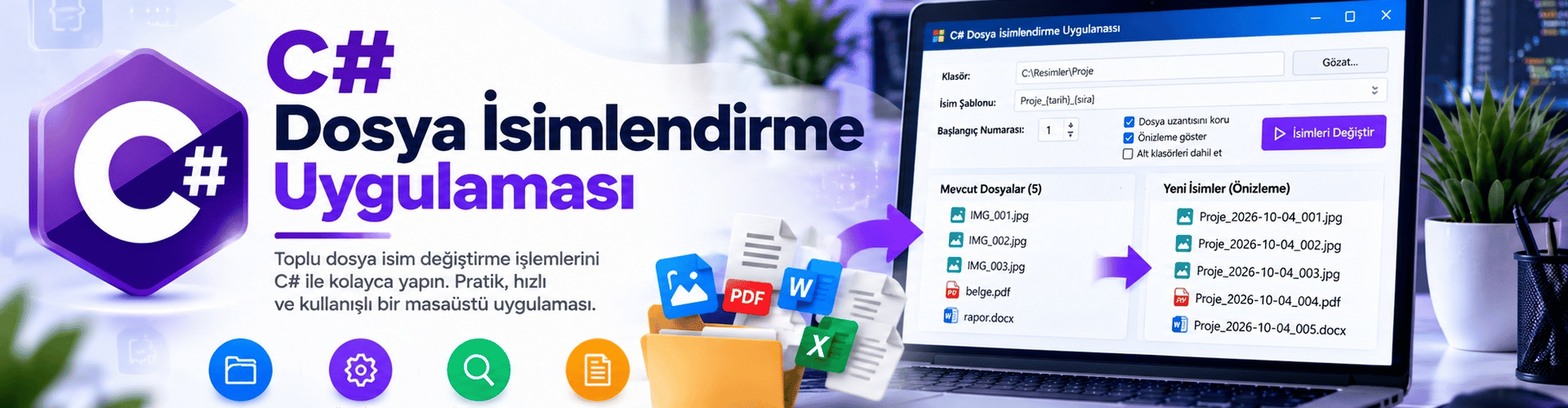 C# Dosya İsimlendirme Uygulaması