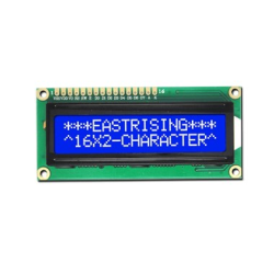 2x16 LCD Ekran, Mavi Üzerine Beyaz
