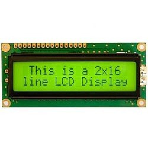16x2 LCD  Yeşil Işıklı