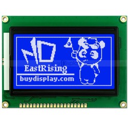 128x64 Grafik LCD Mavi Aydınlatmalı
