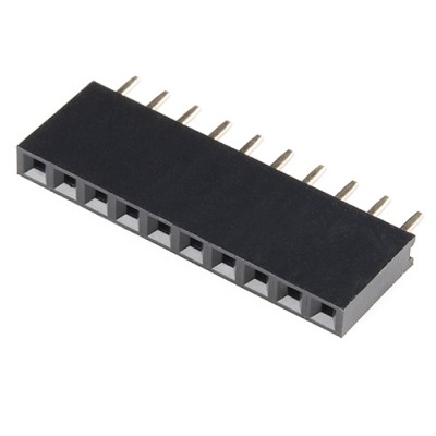 1x16 Pin Dişi Header 2.54mm 180 derece