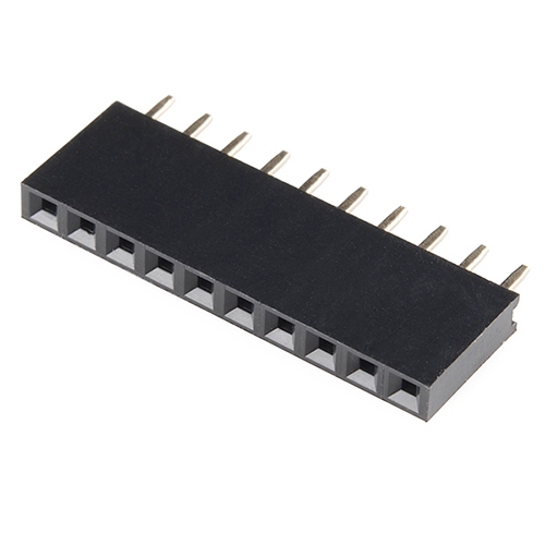1x16 Pin Dişi Header 2.54mm 180 derece