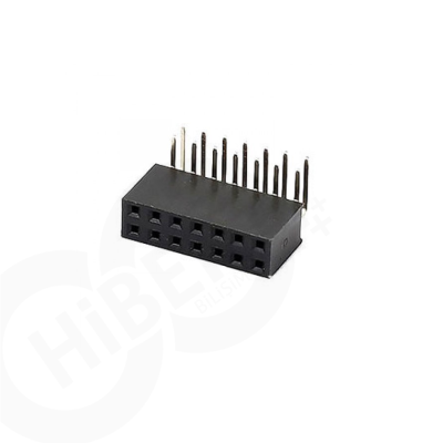 2x7 Pin Dişi Header 2.54 mm 90 derece