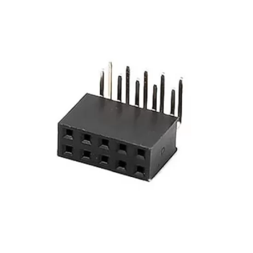 2x5 Pin Dişi Header 2.54 mm 90 derece