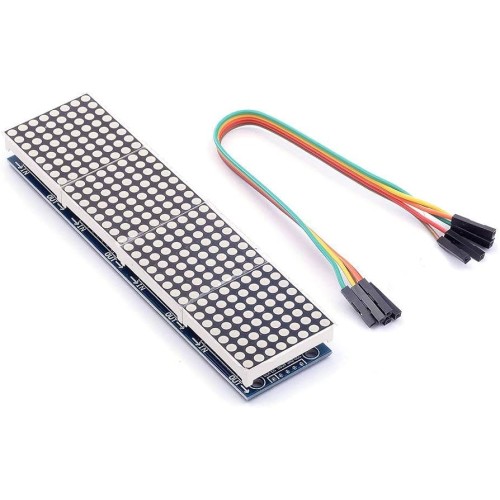 MAX7219 Dot Matrix Modül 1in4 Ekran (Yeşil)