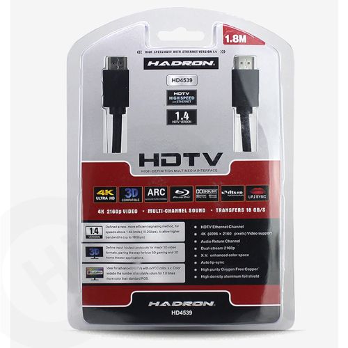Hadron HD4539 HDMI Kablo 1.4V 1.8Metre