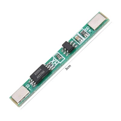 1S 3.7V 3A Li-Ion 18650 Şarj Koruma Devresi (BMS)