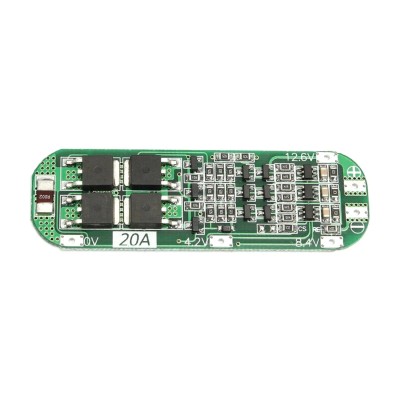3S 20A Li-iyon Batarya BMS Koruma Kartı