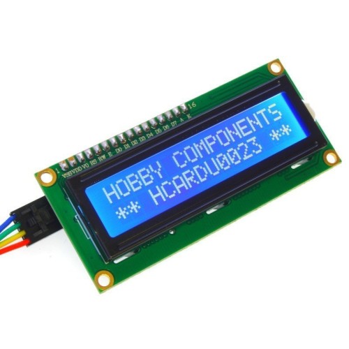 16x2 LCD Ekran - I2C Modüllü - Mavi