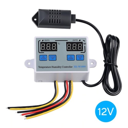 Kuluçka Termostat Sıcaklık / Nem Kontrol XK-W1099 12V