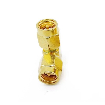 Sma Male To Male Bent RF Koaksiyel Adaptör 90°