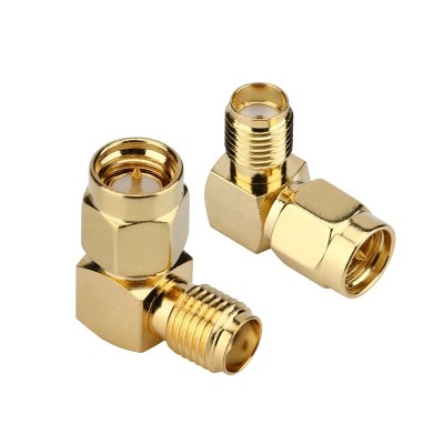 Sma Male To Female Bent RF Koaksiyel Adaptör 90°