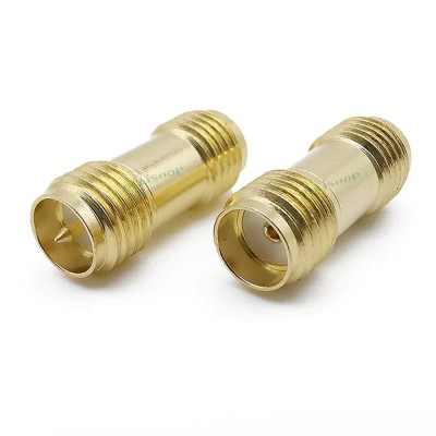 RP SMA Female TO SMA Female Straight RF Koaksiyel Adaptör