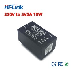HLK-10M05 AC-DC 220V için 5 V/10 W izole güç kaynağı modülü