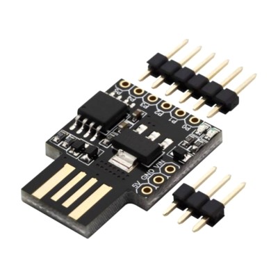 ATtiny85 Mikrodenetleyici USB Geliştirme Kartı