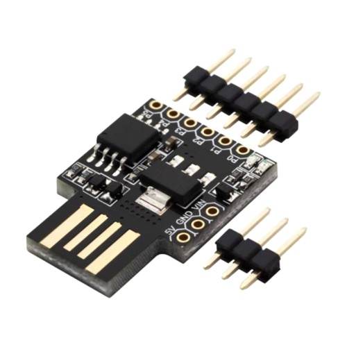 ATtiny85 Mikrodenetleyici USB Geliştirme Kartı