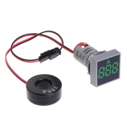 Dijital Ampermetre AC 0-100A Yeşil