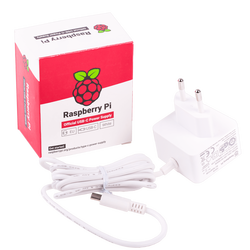 Raspberry Pi 4 Güç Adaptörü 5.1V 3A Beyaz (Lisanslı)