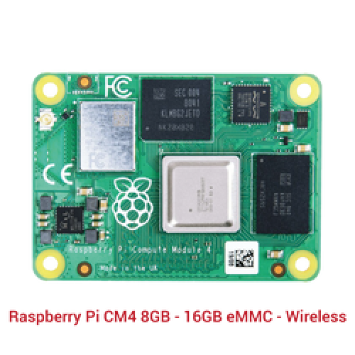 Raspberry Pi CM4 8GB - 16GB eMMC - Wireless