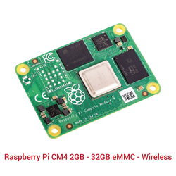Raspberry Pi CM4 2GB - 32GB eMMC - Wireless
