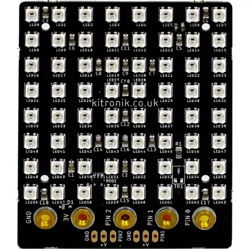 micro:bit Kare ZIP - RGB Modülü
