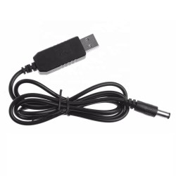 USB 5V - Barrel Jack 12V Voltaj Yükseltici Booster 1m Step Up