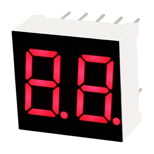 0.36 İnç 2 Haneli Kırmızı 7 Segment LED Display (Ortak Anot)