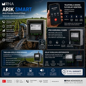 ARIK SMART GSM Uzaktan Kumandalı Pompa Kontrol Ci…