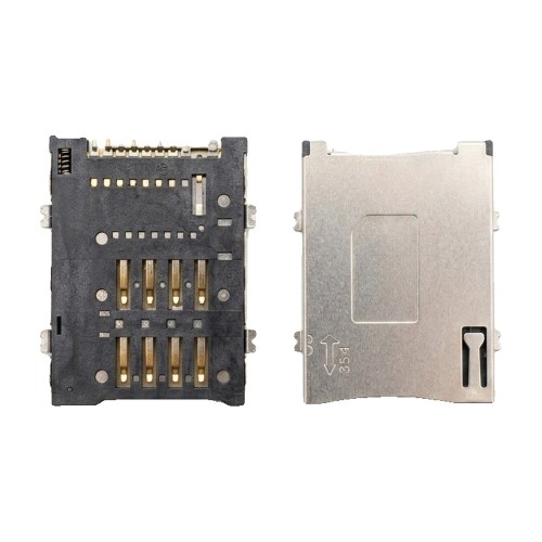 8 Pin SMD SIM Kart Soketi