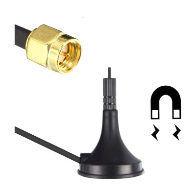 5.8Ghz 12dBi 22.3cm Manyetik Taban SMA Erkek Anten